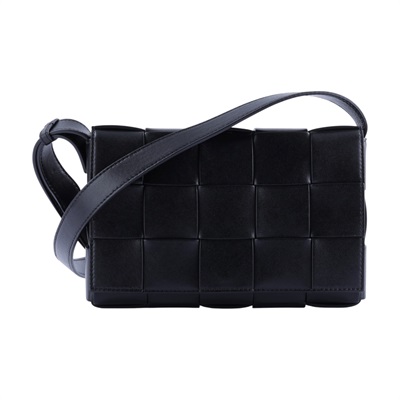 寶緹嘉 BOTTEGA VENETA Cassette 肩背包 斜背包 737950VB1K0 黑色CASSETTE 5x3 無附屬品