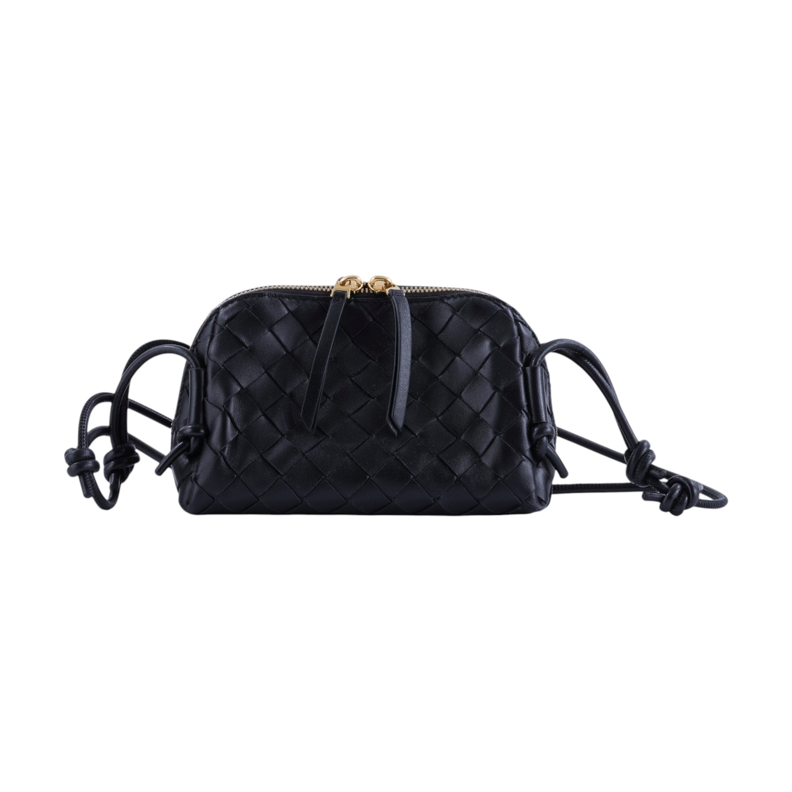 寶緹嘉 BOTTEGA VENETA Intrecciato Concert Pouch 肩背包 794258VCPP1 黑色CONCERT POUCH 防塵袋