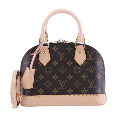路易威登 LOUIS VUITTON Alma BB 手提包 肩背包 斜背包 M53152 原花ALMA BB貝殼包 防塵袋/背帶/鎖組