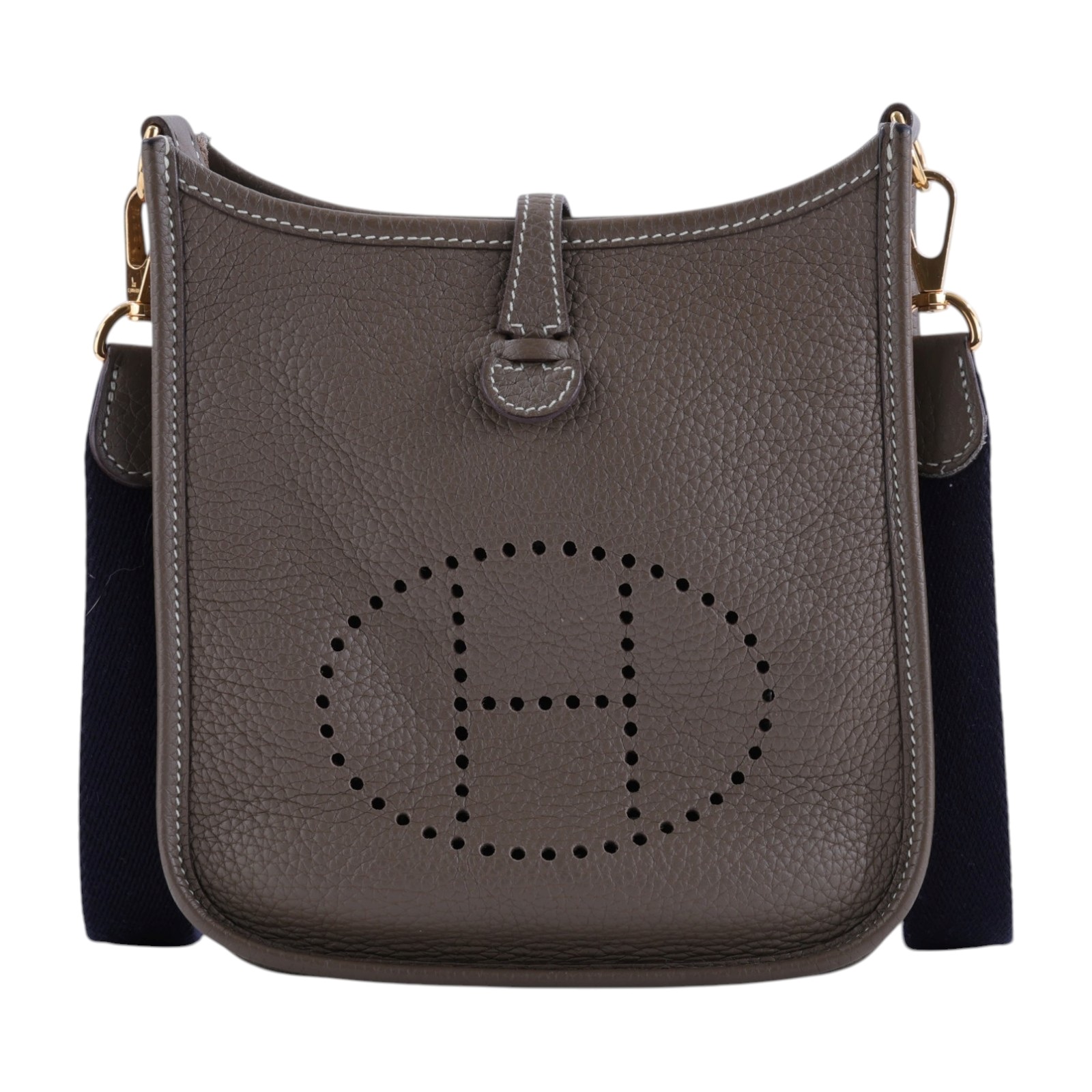 愛馬仕 Hermes Evelyne Bag Mini 伊芙琳包 Evelyne 16 EV16 Z MM 012 MY  原廠盒子/防塵袋/國外購買證明正本
