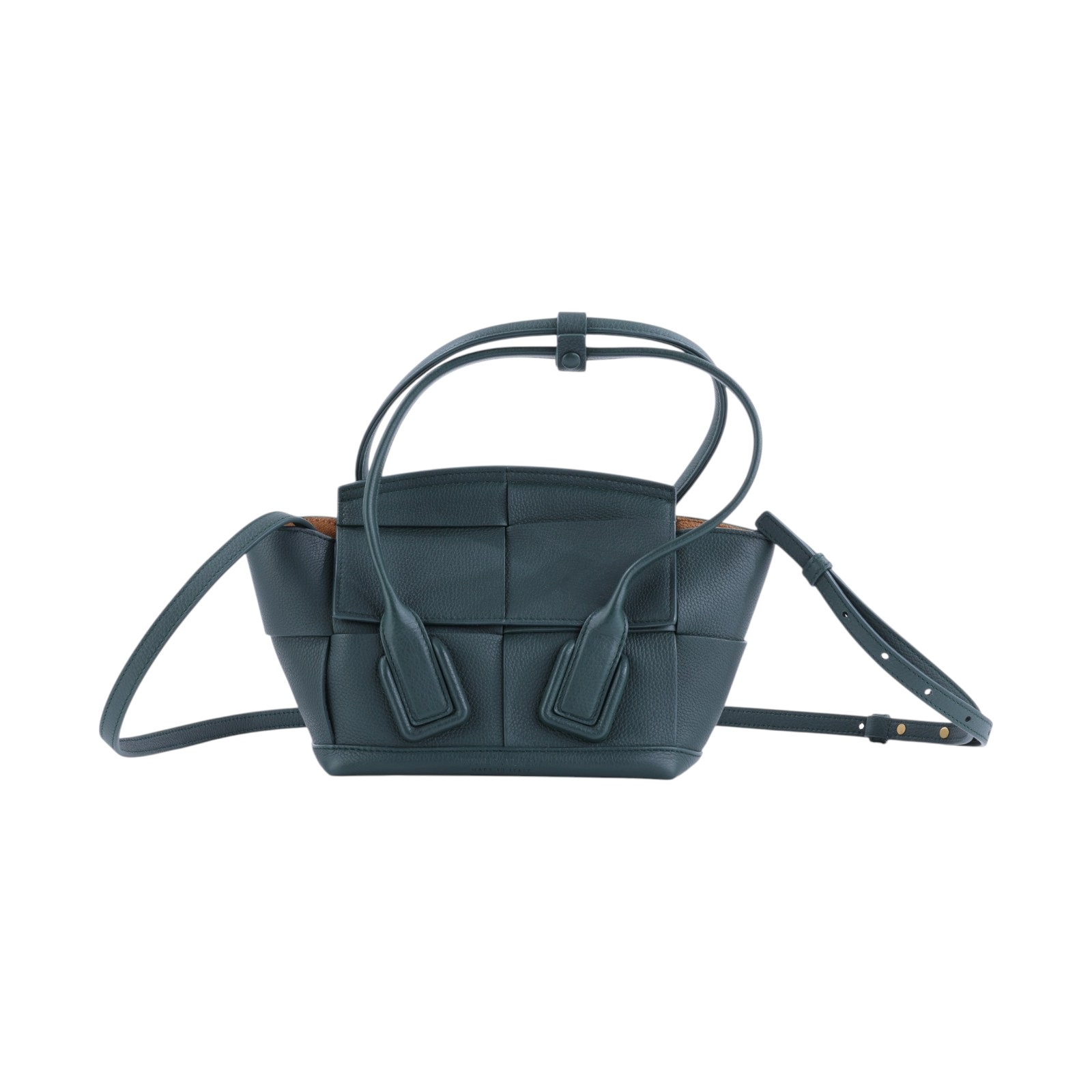 寶緹嘉 BOTTEGA VENETA Arco 迷你 手提包 600606VA981 綠色Mini Arco 防塵袋/背帶