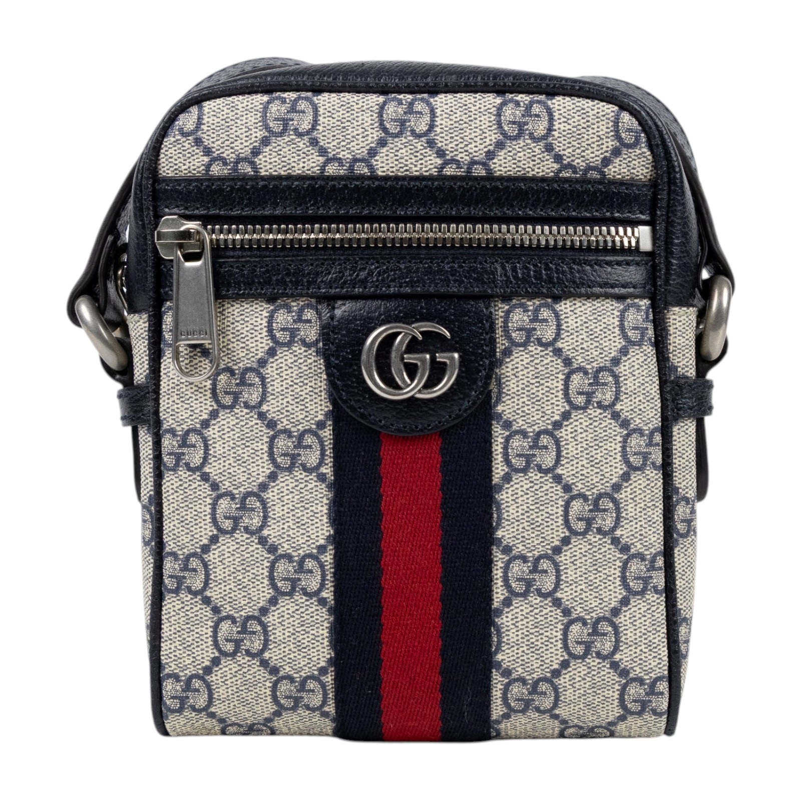 古馳 GUCCI Ophidia GG 肩揹袋 藍色 598127 96IWN 藍GG相機包 無附屬品