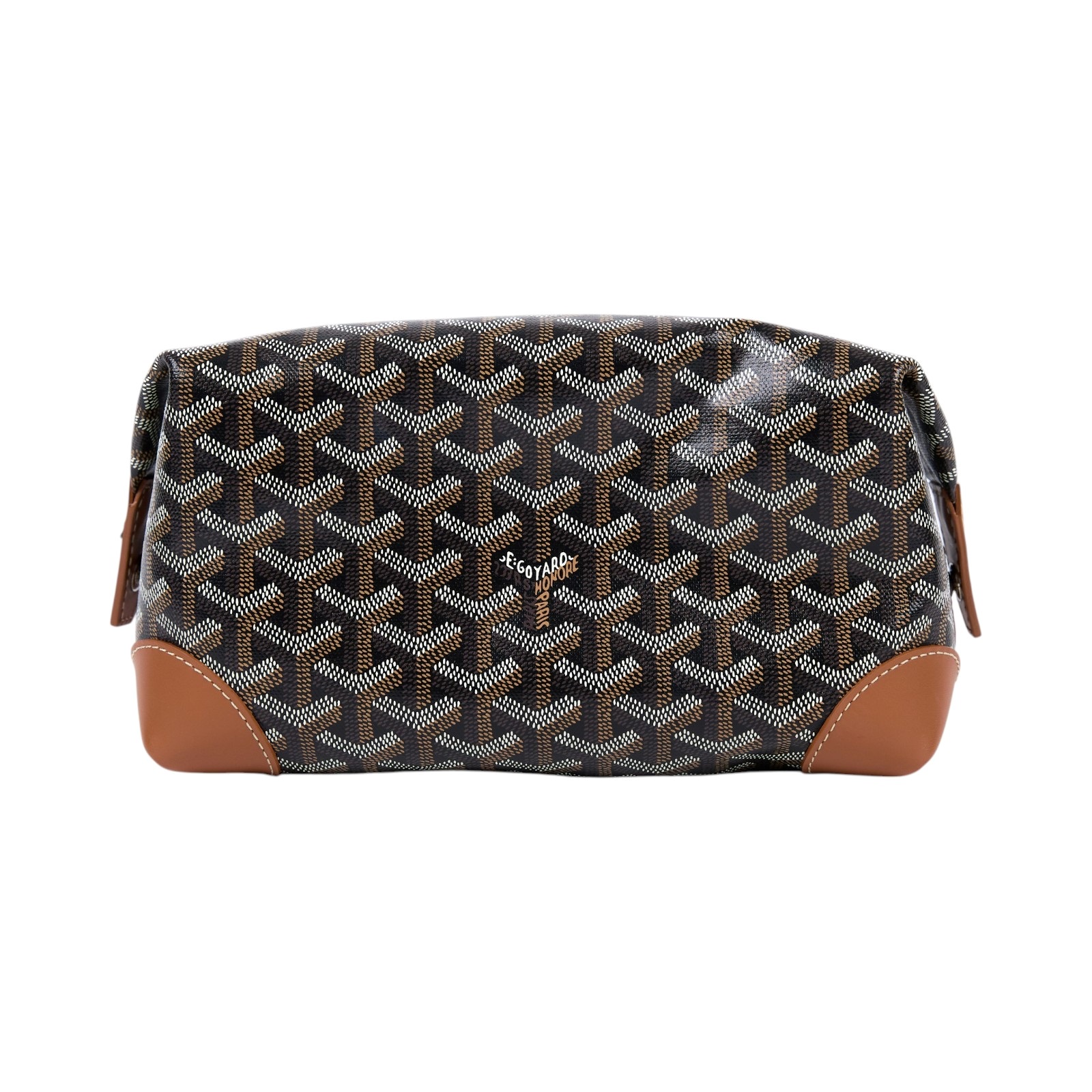 高雅德 GOYARD Bowling 25 Toiletry Bag 化妝包 BOWLIN025TY  防塵袋/購買證明影本