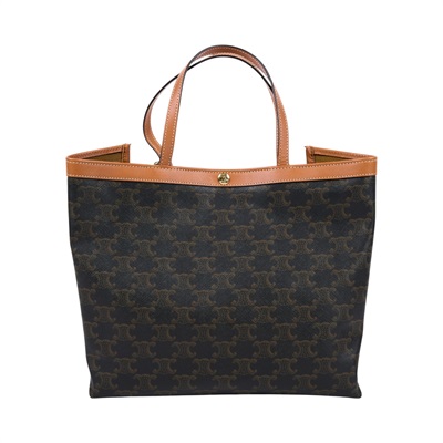 思琳 CELINE SQUARE CABAS 小號標誌印花手袋 L10872O90 棕SQUARE CABAS印花手袋 小號 防塵袋/背帶