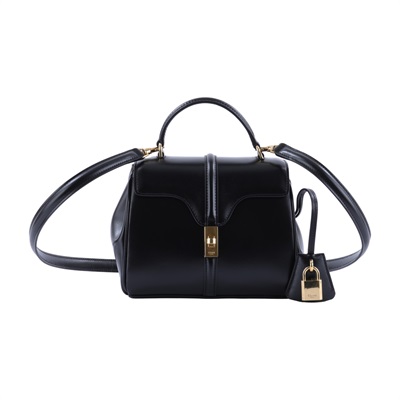 思琳 CELINE Mini 16 緞面小牛皮手袋 MINI 16 IN SATINATED CALFSKIN 197983BEY  防塵袋/背帶/鎖組/購買證明正本