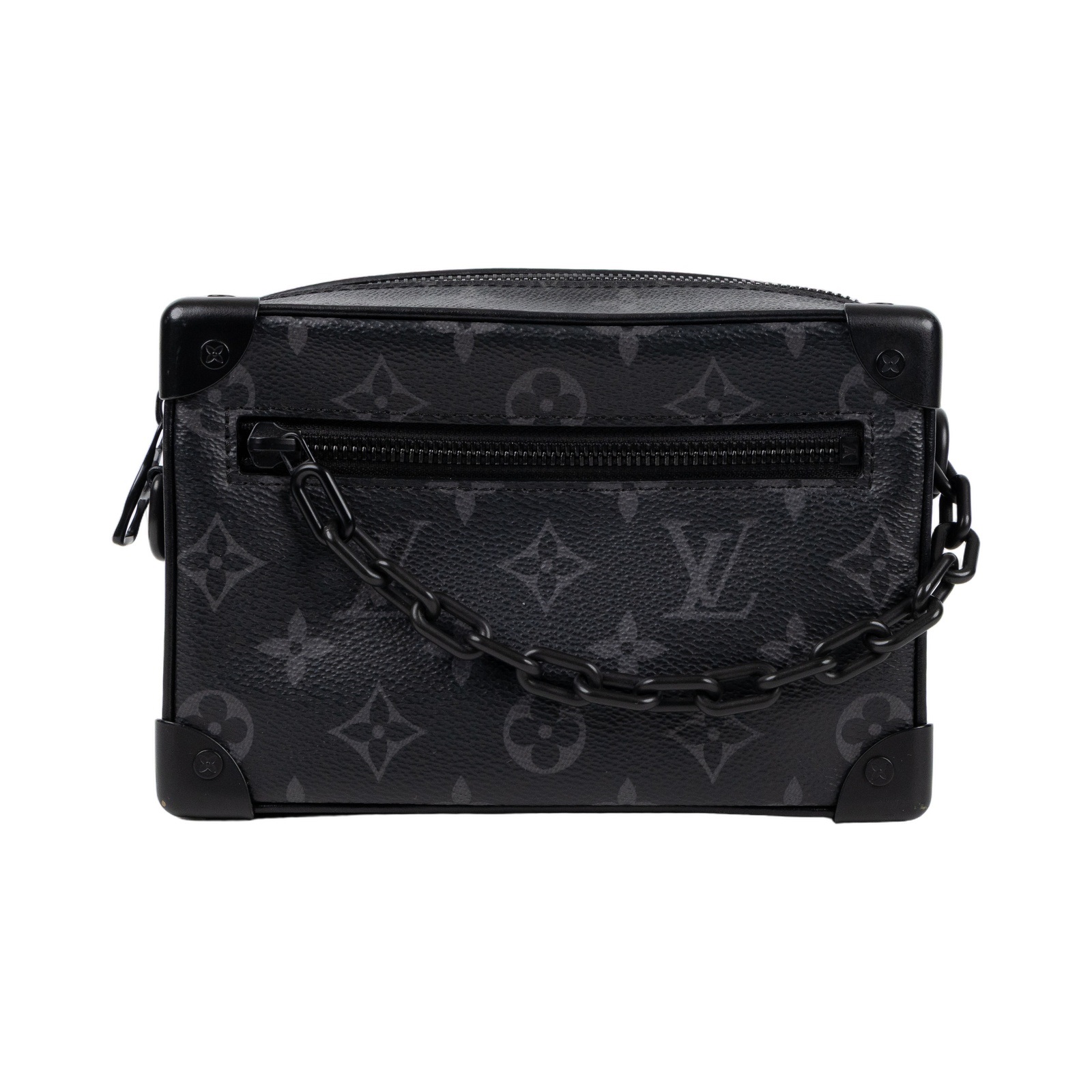 路易威登 LOUIS VUITTON Mini Soft Trunk 迷你 隨身包 黑色 M44735 晶片款  原廠盒子/防塵袋/購買證明正本