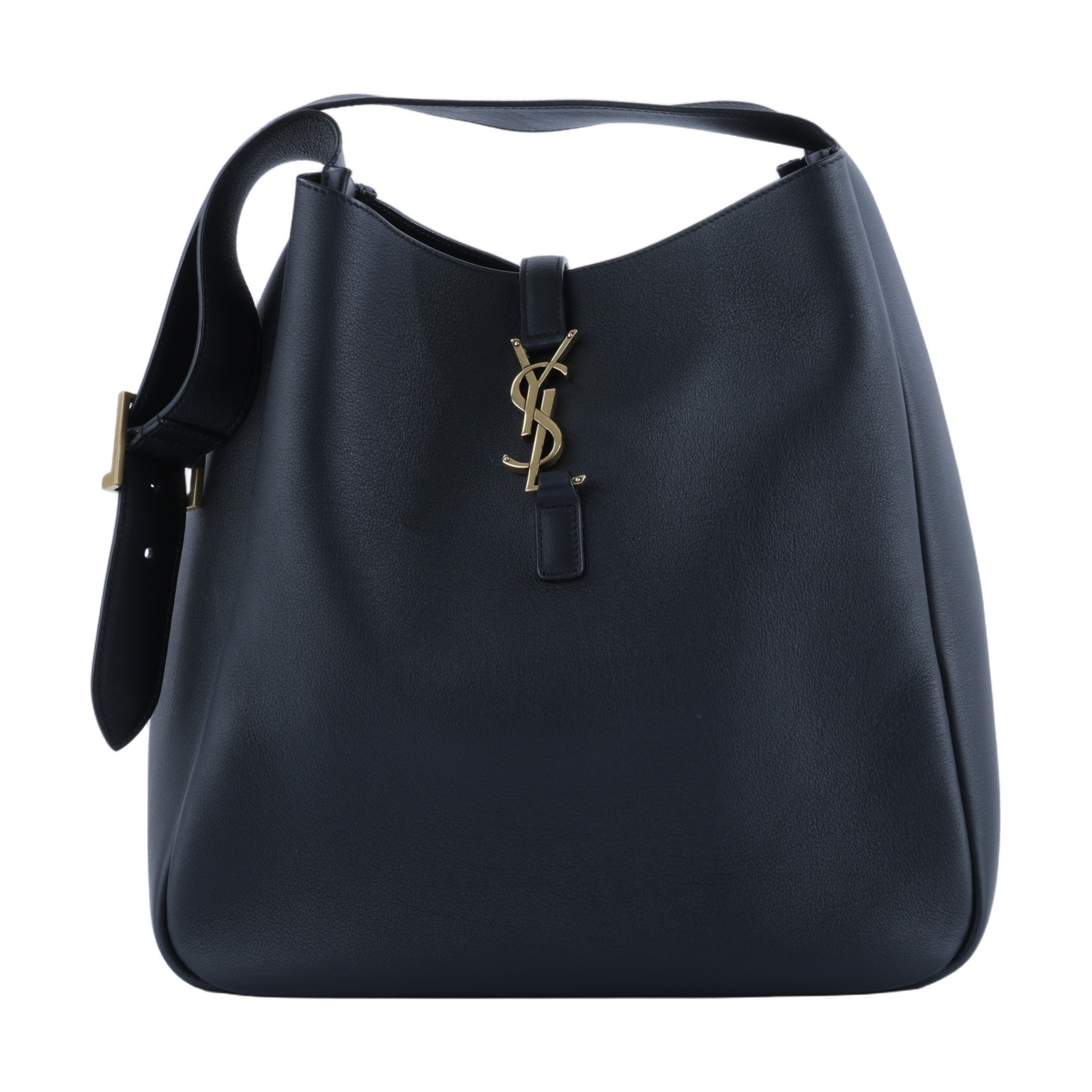 聖羅蘭 YSL SAINT LAURENT LE 5 À 7 滑面皮革 柔軟 大型 手袋 手提 肩背包 753837AAAUQ  防塵袋/購買證明