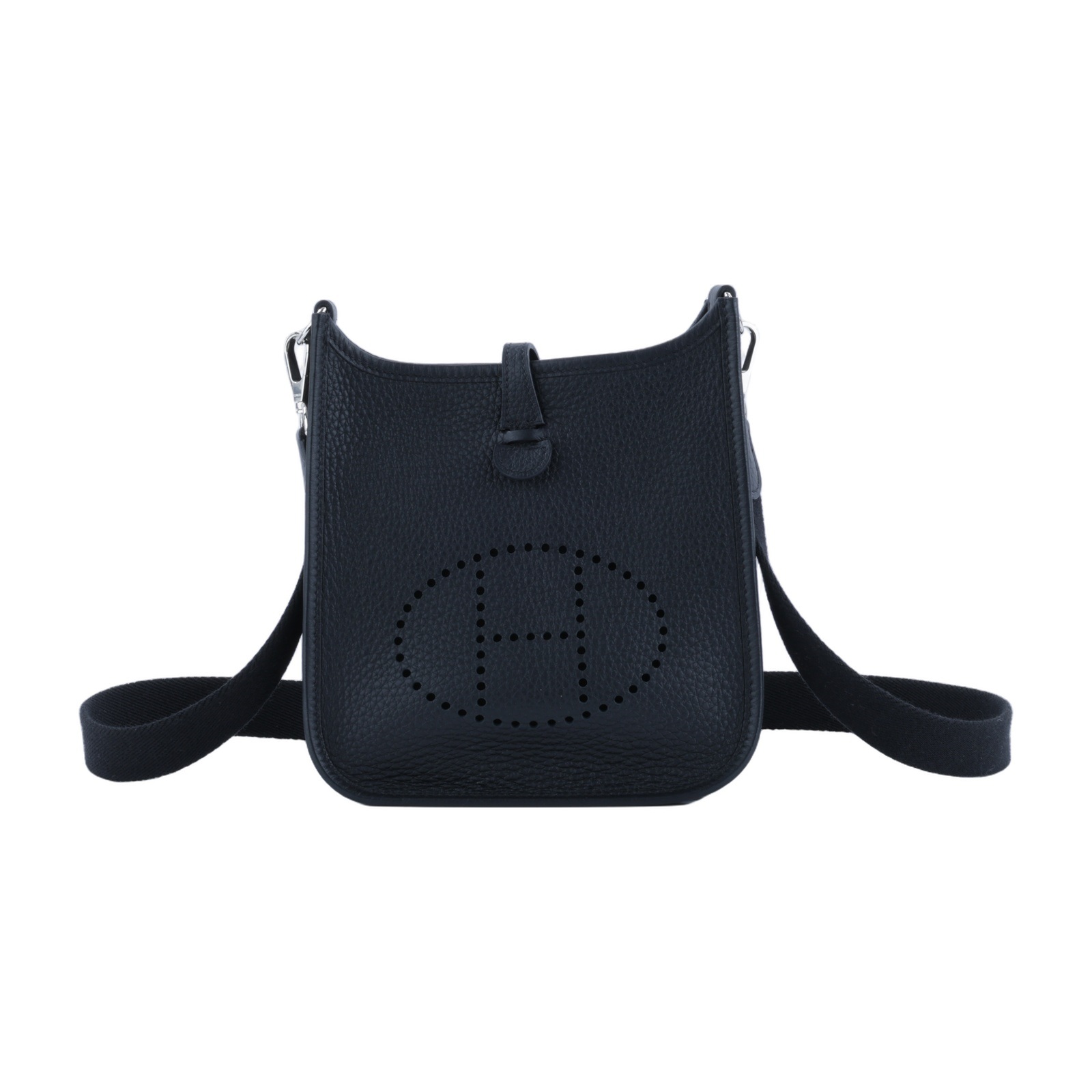愛馬仕 Hermes Evelyne 16 Amazone bag 伊芙琳包 黑色 銀色五金 H069426CK89 K MP 008 BC H069426CK  原廠盒子/防塵袋