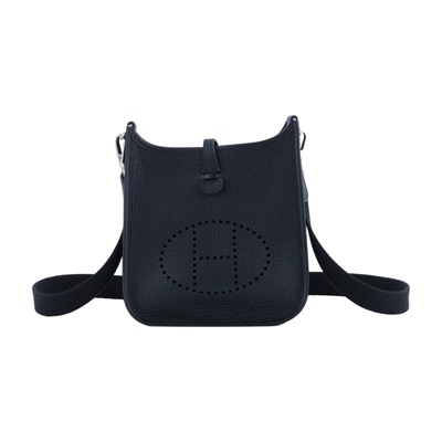 愛馬仕 Hermes Evelyne 16 Amazone bag 伊芙琳包 黑色 銀色五金 H069426CK89 K MP 008 BC H069426CK  原廠盒子/防塵袋