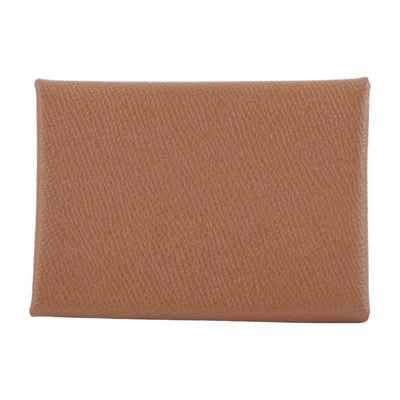 愛馬仕 Hermes Calvi Duo 卡包 CALD B FM 004 PM B刻 金棕 CALVI DUO 原廠盒子