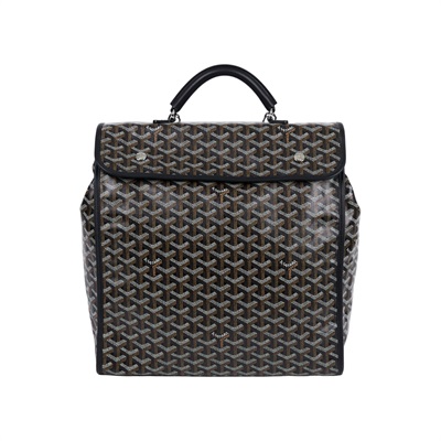 高雅德 GOYARD Saint Leger MM 背包 STLEGEMMLTY 黑SAINT LEGER翻蓋後背包 無附屬品