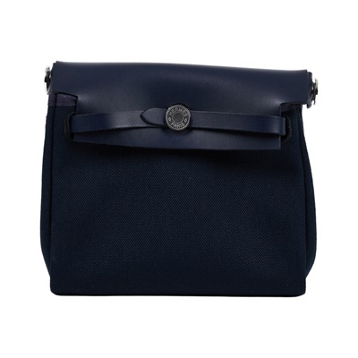 愛馬仕 Hermes Herbag Zip 20 HER20 G刻 G刻 深藍HERBAG20 原廠盒子/防塵袋