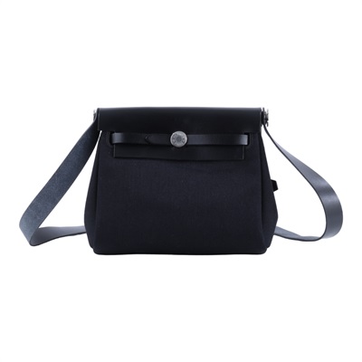 愛馬仕 Hermes Herbag Zip 20 銀色五金 黑色 H086430CKAA K BT 012 TD  黑HERBAG20 防塵袋/購買證明