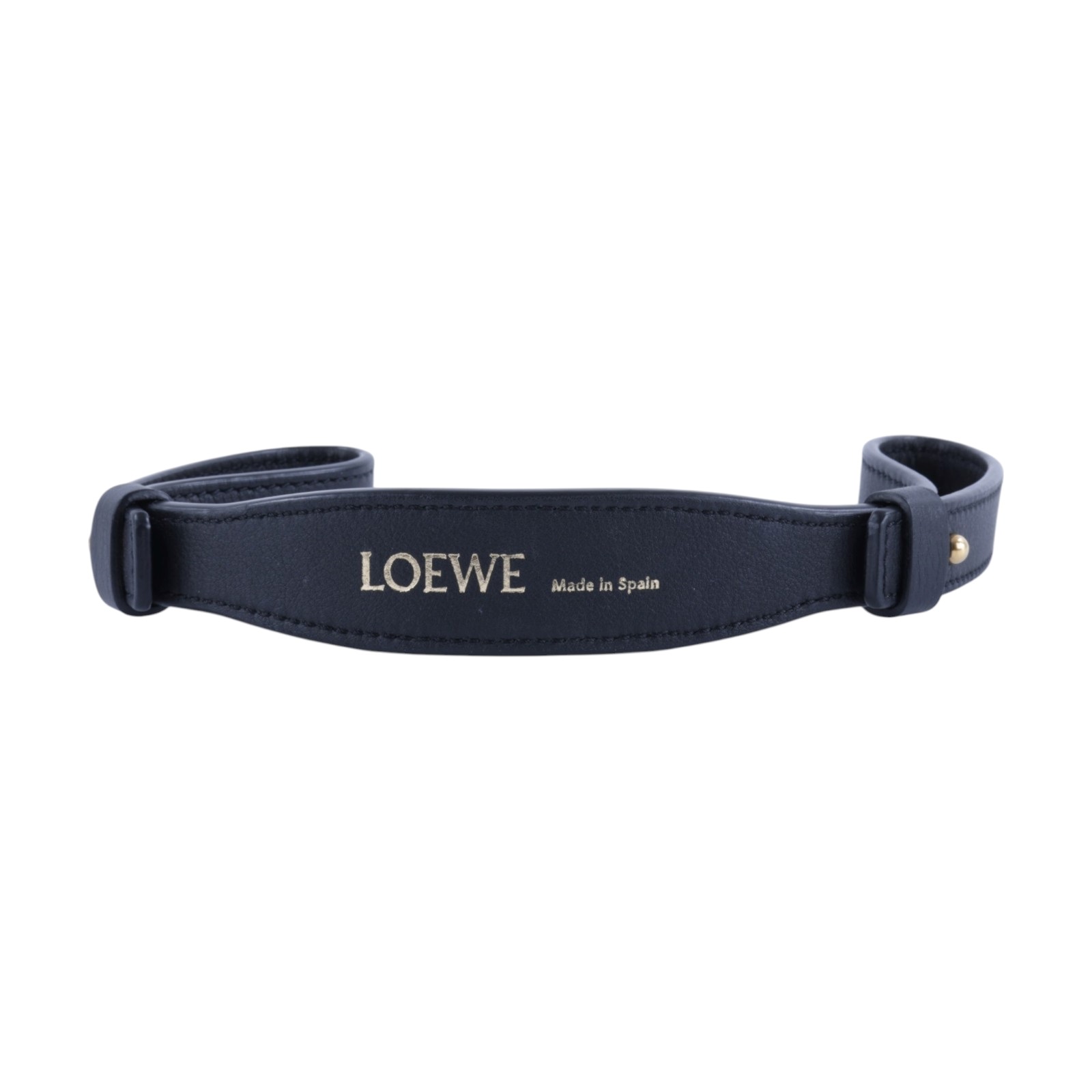 羅意威 LOEWE Anagram 短背帶 肩帶 182345 黑LOGO燙金提把 防塵袋
