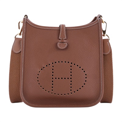 愛馬仕 Hermes Evelyne Bag Mini 伊芙琳包 Evelyne 16 EV16 Z AC 010 AT 金棕EVELYNE MINI 防塵袋