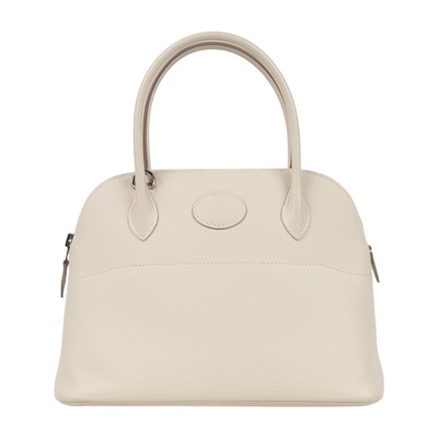 愛馬仕 Hermes Bolide Bag 柏莉包 27 BL27 A HA 005 DP 奶油白BOLIDE27 原廠盒子/防塵袋/背帶
