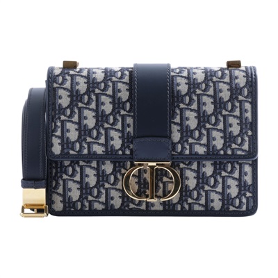 迪奧 CHRISTIAN DIOR 30 Montaigne 小型包 肩背包 斜背包 M9234UTZQ 藍緹花帆布蒙田30 防塵袋/購買證明/保證卡