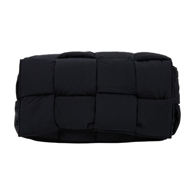 寶緹嘉 BOTTEGA VENETA Padded Tech Cassette 編織 尼龍包 705579V2B01 黑尼龍CASSETTE 4X2 防塵袋