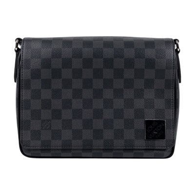 路易威登 LOUIS VUITTON District PM 斜背包 小號 N42710 晶片款 黑棋盤格District PM 原廠盒子/防塵袋/購買證明正本