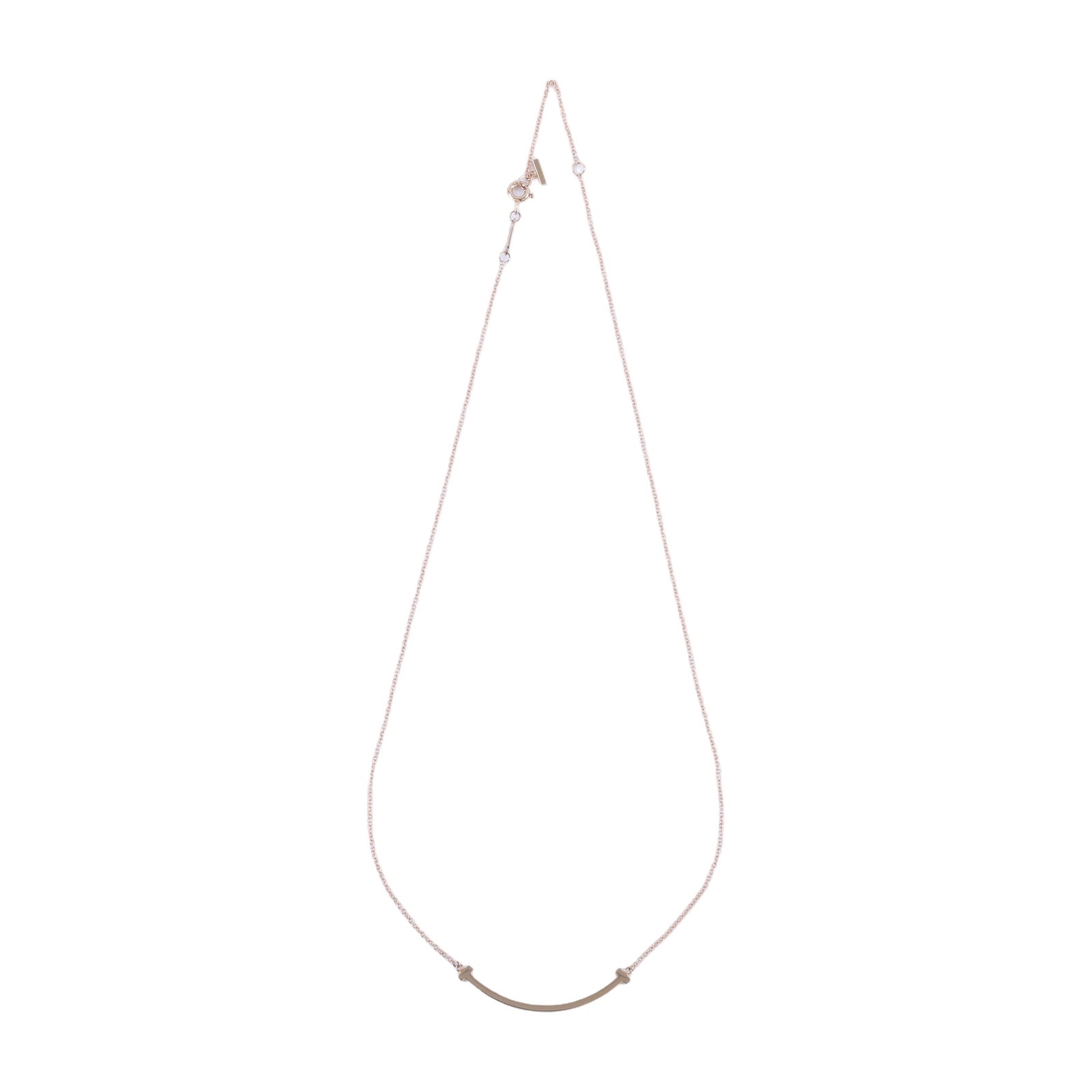蒂芙尼 TIFFANY＆CO. T Smile 鏈墜 小號 60011678 RG T SMILE SMALL項鍊 原廠盒子2