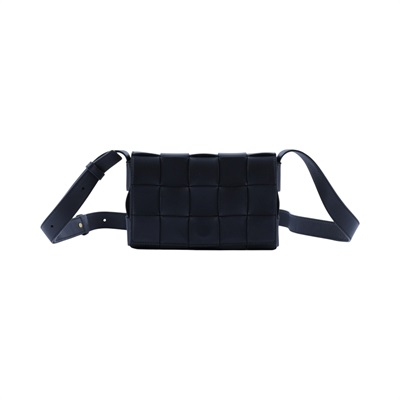寶緹嘉 BOTTEGA VENETA Small Cassette 編織包 730848VMAY1 黑編織CASSETTE 5X3 防塵袋/購買證明正本