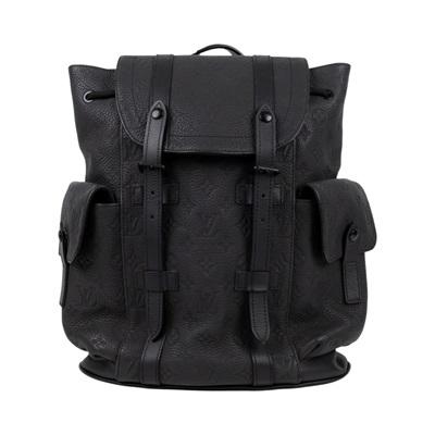 路易威登 LOUIS VUITTON Christopher PM 後背包 M20899 晶片款 黑壓花Christopher PM後背包 防塵袋
