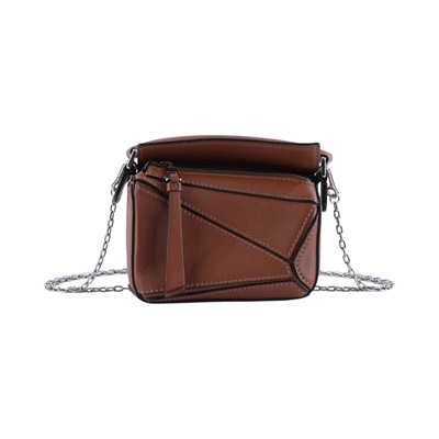 羅意威 LOEWE Nano Puzzle bag 手拿 肩背 斜背包 A510U98X01 棕色NANO PUZZLE 防塵袋/背帶