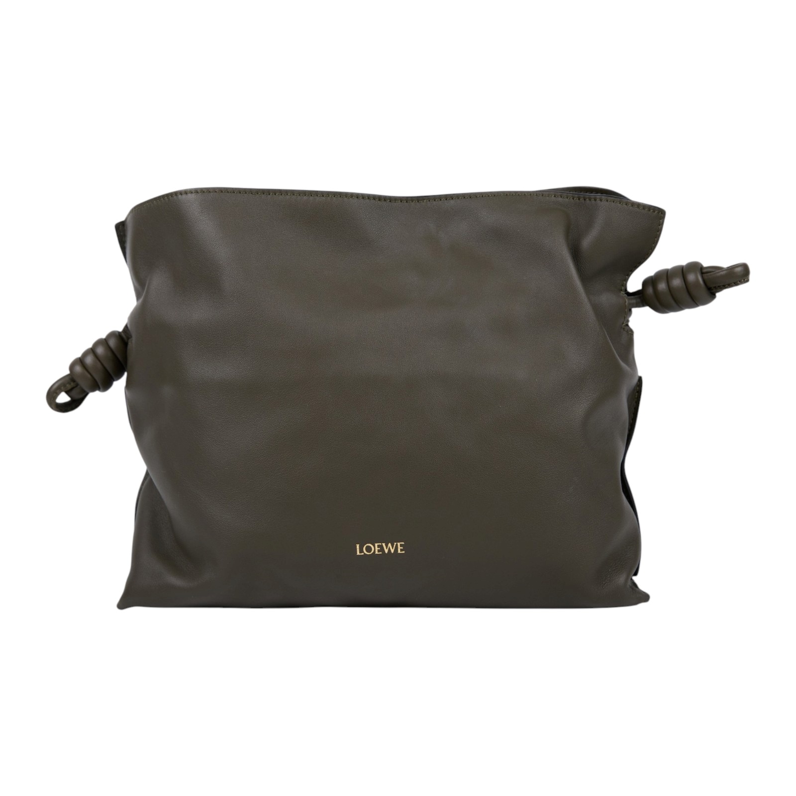 羅意威 LOEWE Flamenco Medium 中型 肩背包 A411FC1XD4 軍綠FLAMENCO MEDIUM 防塵袋/背帶