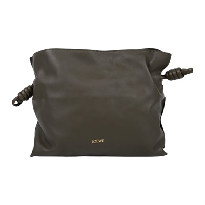 羅意威 LOEWE Flamenco Medium 中型 肩背包 A411FC1XD4 軍綠FLAMENCO MEDIUM 防塵袋/背帶