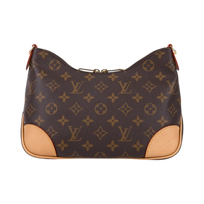 路易威登 LOUIS VUITTON Boulogne 牛角包 手提 斜肩背包 M45832 晶片款 原花Boulogne PM 防塵袋/背帶2