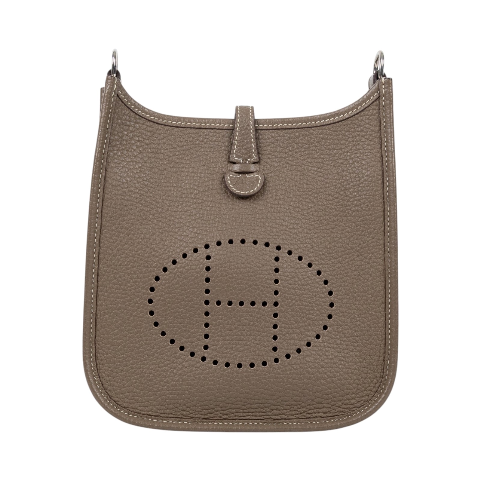 愛馬仕 Hermes Evelyne 16 Amazone bag 伊芙琳包 錫器灰 銀色五金 H069426CK8F /W AU 001 MM  原廠盒子/防塵袋/背帶/購買證明正本