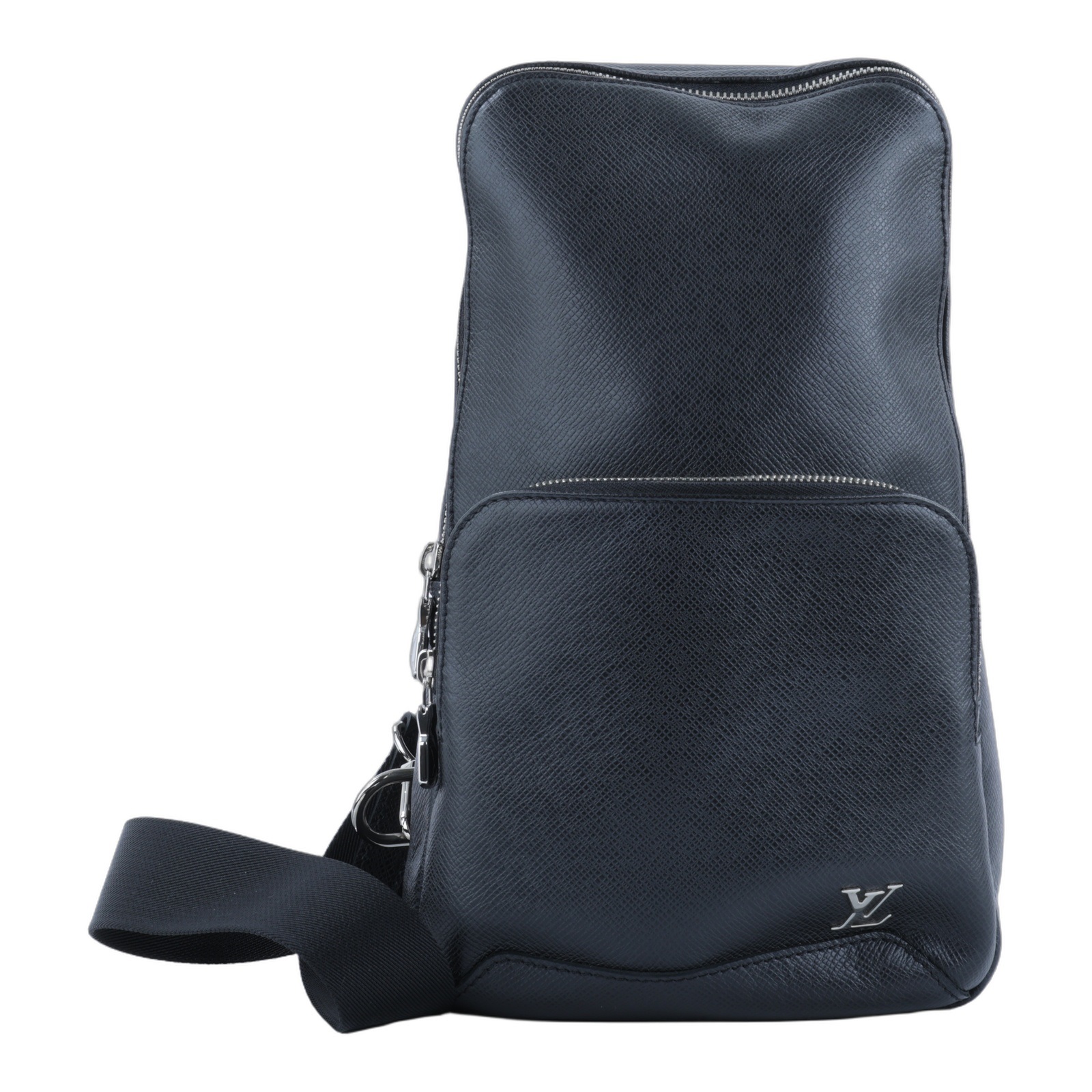 路易威登 LOUIS VUITTON Avenue 單肩包 胸口包 M30443 晶片款 黑AVENUE 斜背袋包 防塵袋