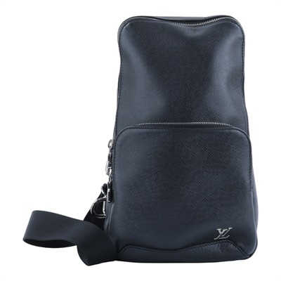 路易威登 LOUIS VUITTON Avenue 單肩包 胸口包 M30443 晶片款 黑AVENUE 斜背袋包 防塵袋