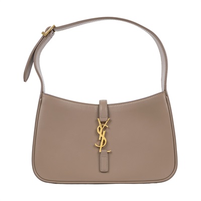 聖羅蘭 YSL SAINT LAURENT LE 5 À 7 滑面皮革 HOBO 手袋 手提包 6572282R20W 奶茶LE 5 Á 7 HOBO 防塵袋