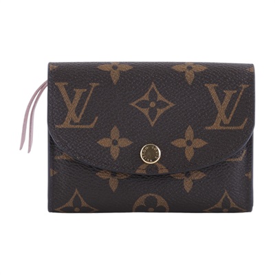 路易威登 LOUIS VUITTON Rosalie 零錢包 經典帆布 芭蕾粉色 M62361 晶片款 原花Rosalie零錢包 防塵袋/原廠盒子