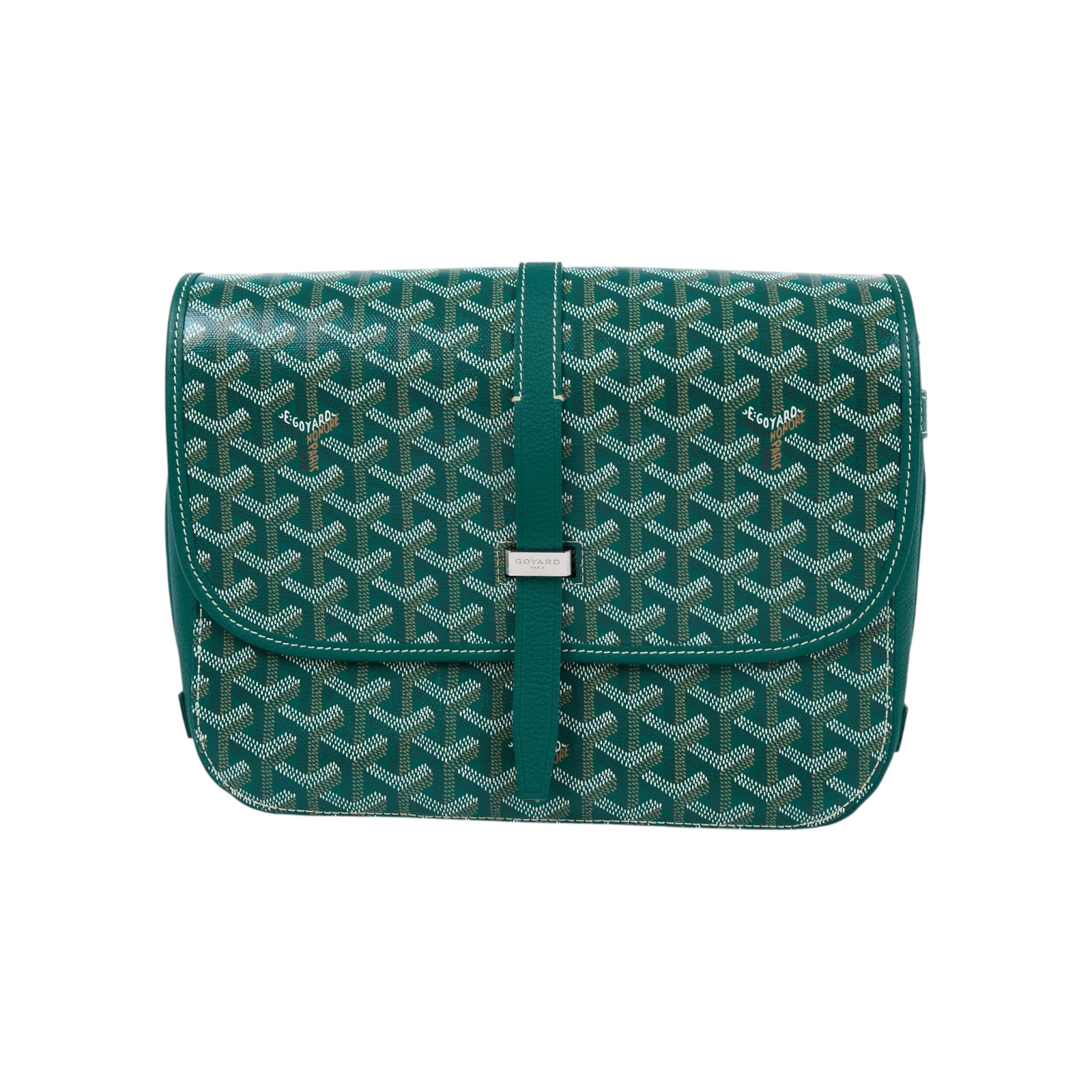 高雅德 GOYARD Belvédère MM 中型 馬鞍包 肩背包 斜背包 BELVE3MMLTY 綠Belvedere MM 防塵袋