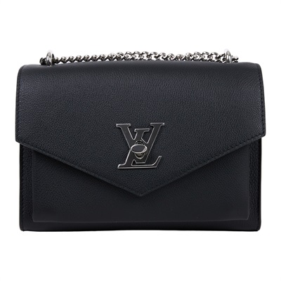路易威登 LOUIS VUITTON Mylockme 鏈條包 肩背包 斜背包 M51418 晶片款 黑銀LOCKME BB鍊包 防塵袋