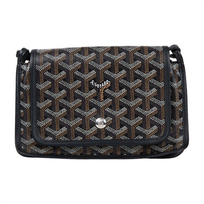 高雅德 GOYARD Plumet Pocket Wallet 肩背 隨身錢包 PLUMETPMLTY 黑Plumet 防塵袋