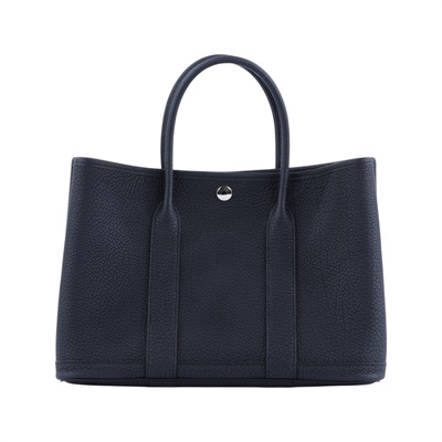 愛馬仕 Hermes Garden Party 花園派對包 30 黑色 銀色五金 H051568CK89 / G刻 黑GP30 防塵袋/原廠盒子/購買證明