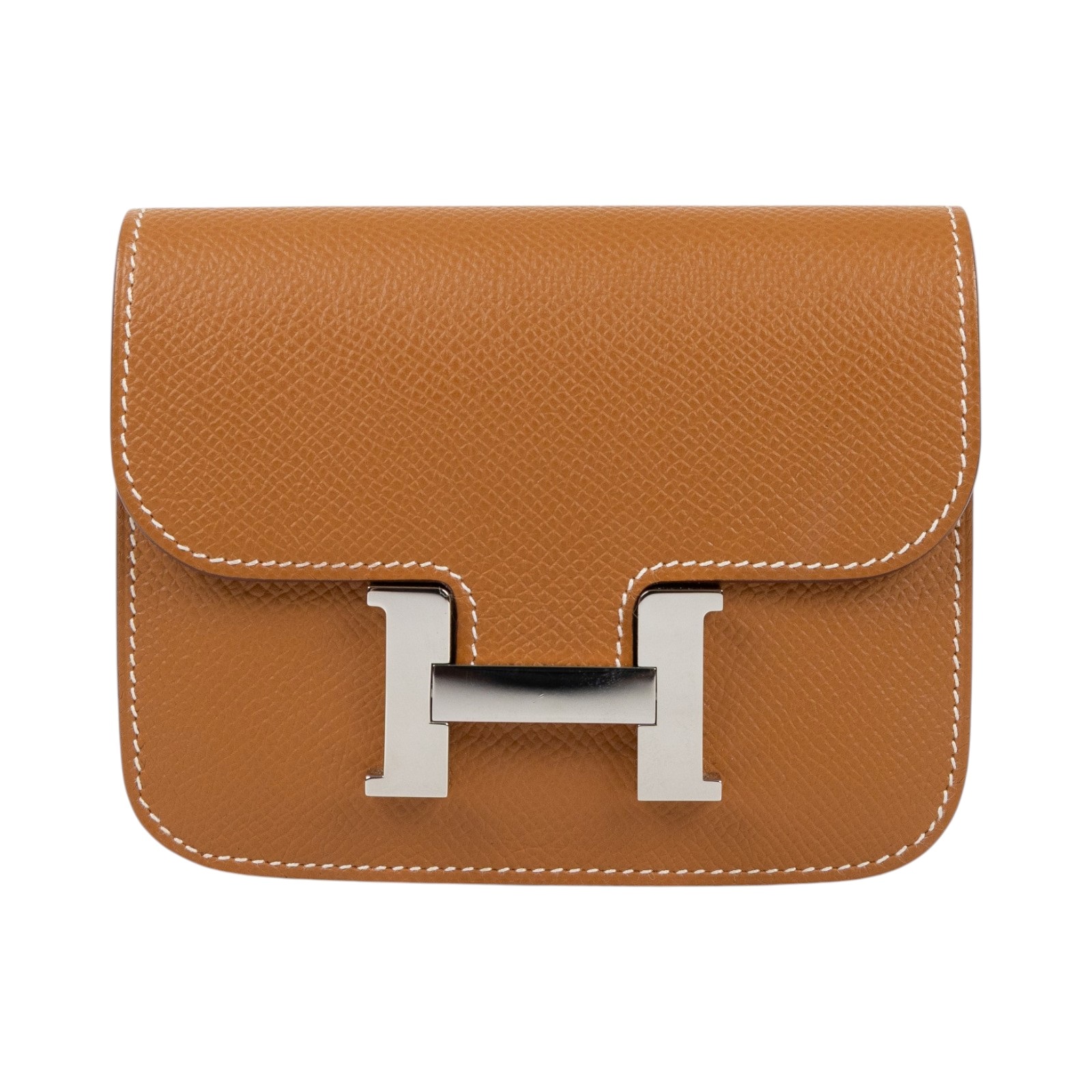 愛馬仕 Hermes Constance Bag 康康包 短夾 Slim  CNSLIM K刻 K刻 金棕CONSTANCE SLIM 防塵袋/原廠盒子