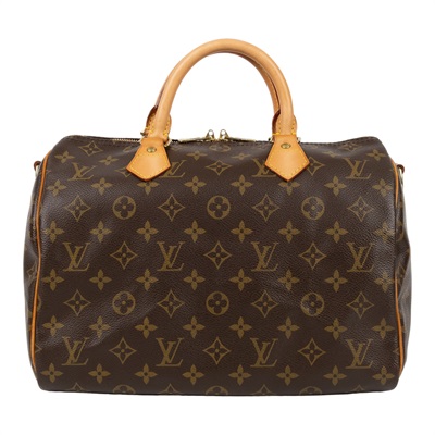 路易威登 LOUIS VUITTON Speedy Bandoulière  30 原花 手提 斜背 波士頓包 M41112  防塵袋/背帶/鎖組