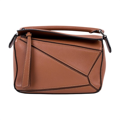 羅意威 LOEWE Puzzle mini 手提 肩背包 322.30.U95 焦糖MINI PUZZLE 防塵袋/背帶