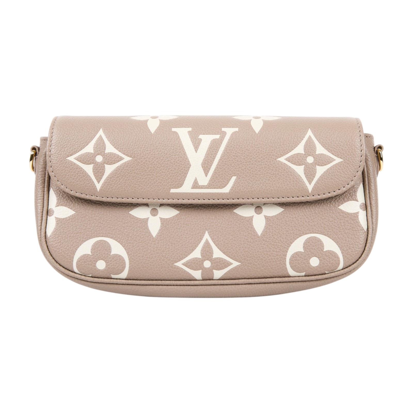 路易威登 LOUIS VUITTON Wallet on Chain Ivy 壓花牛皮 肩背錢包 斑鳩灰色 奶油色 M82211 晶片款  防塵袋/背帶2