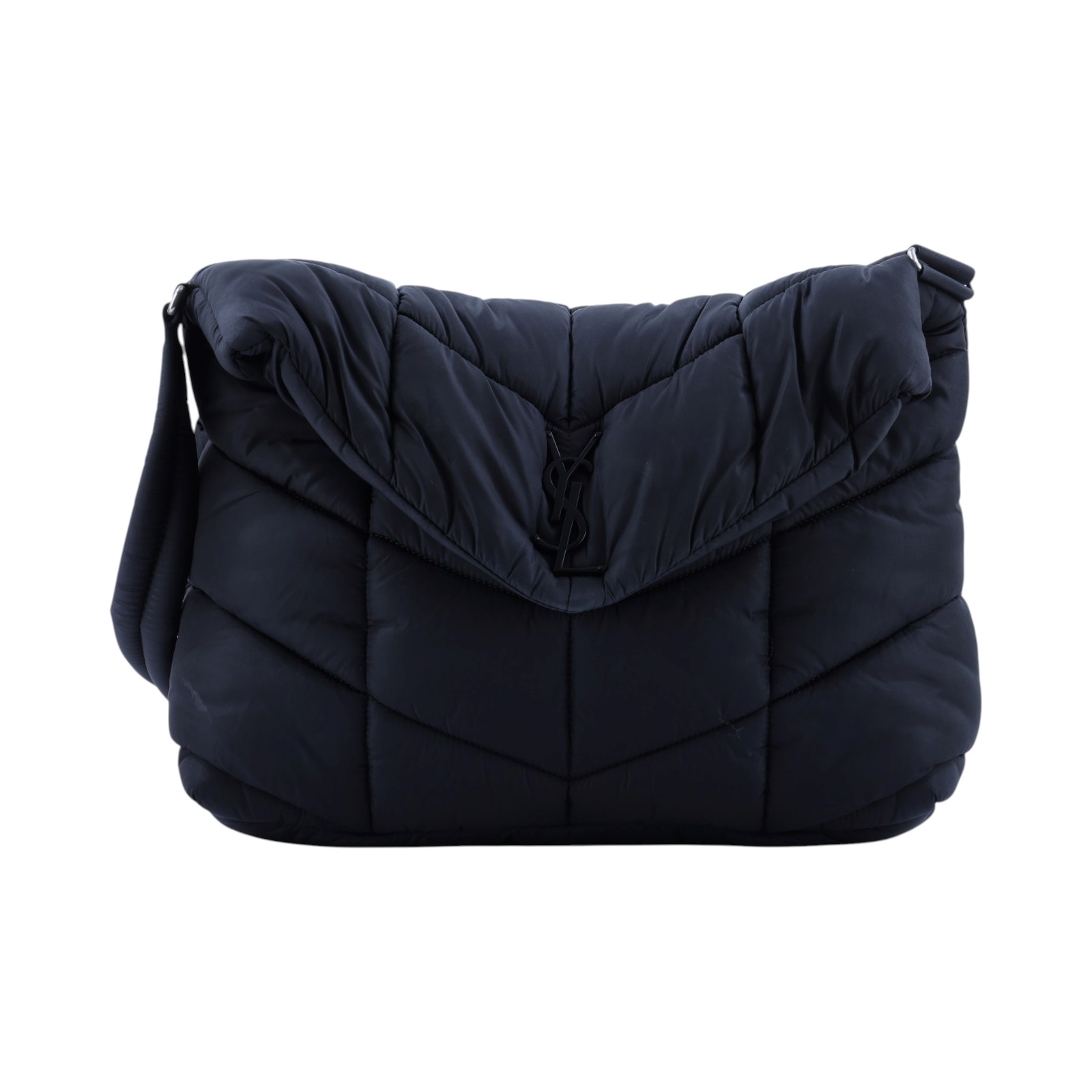 聖羅蘭 YSL SAINT LAURENT Loulou Puffer 絎縫 尼龍 肩背包 733630FABFL  購買證明