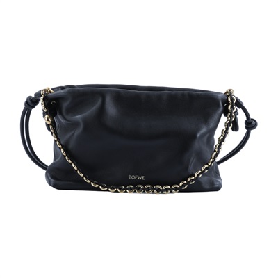 羅意威 LOEWE Medium Flamenco 手提包 A411FCRX02 黑FLAMENCO PURSE MEDIUM 防塵袋/背帶2