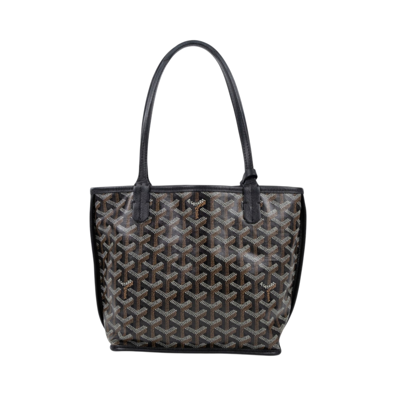高雅德 GOYARD Anjou Mini Bag 托特包 ANJOUSMINCG 黑ANJOU MINI 內袋