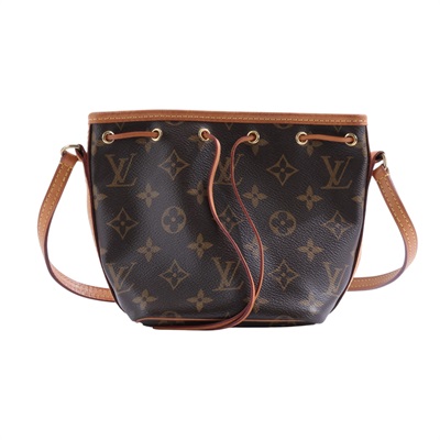 路易威登 LOUIS VUITTON Nano Noé 舊款 束口水桶包 M41346 原花NANO NOE舊版 防塵袋