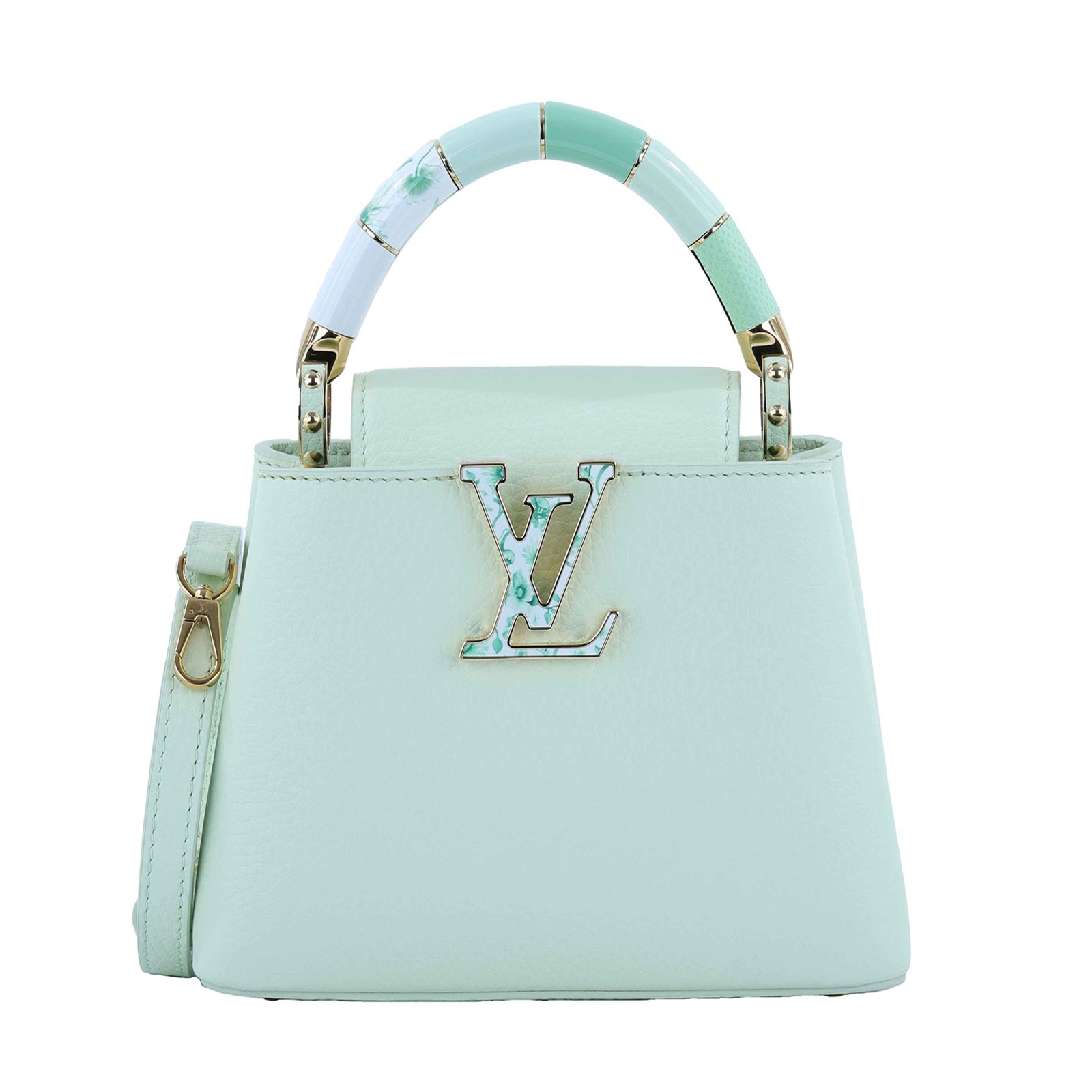 路易威登 LOUIS VUITTON Capucines Mini Bag 迷你 手提包 M21639 晶片款  原廠盒子/防塵袋/背帶