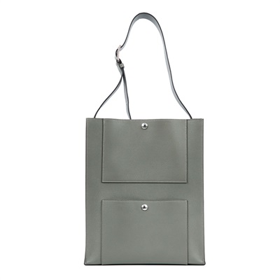 愛馬仕 Hermès Cab H tote bag 托特包 CABHTOTE W刻/色號0L 積雨雲灰Cab H tote bag 原廠盒子/防塵袋