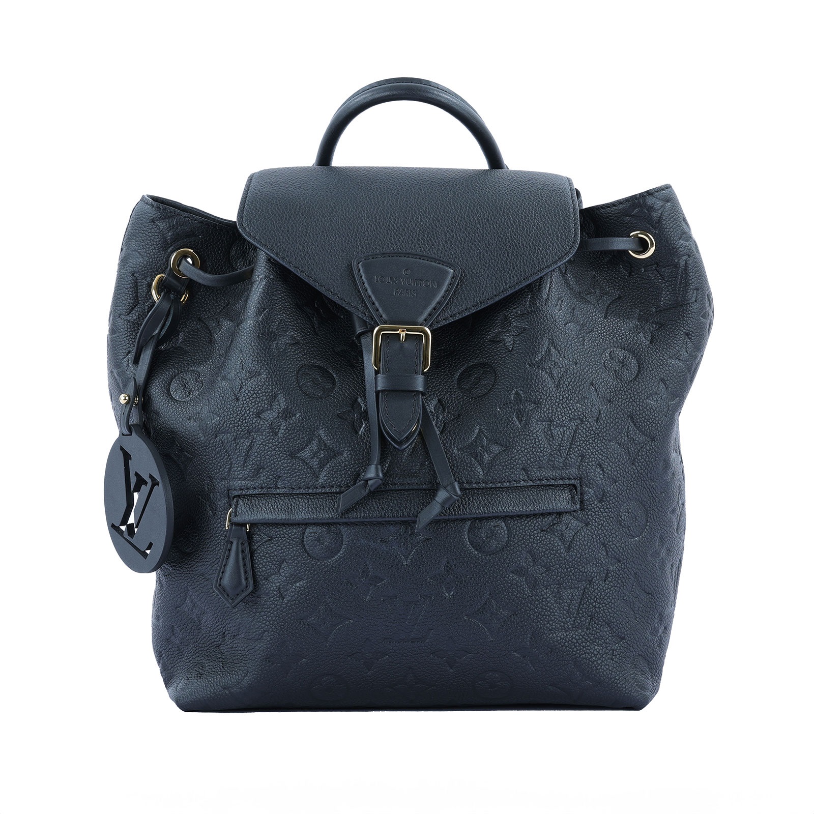 路易威登 LOUIS VUITTON Montsouris 雙肩 後背包 M45205 晶片款 黑MONTSOURIS 後背包 防塵袋
